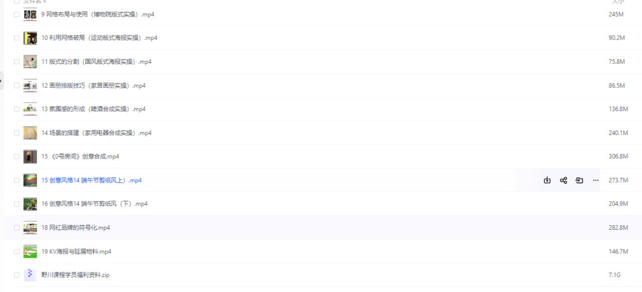 平面基础视觉设计课程专业班 野川社付费课程插图 平面基础视觉设计课程专业班 野川社付费课程