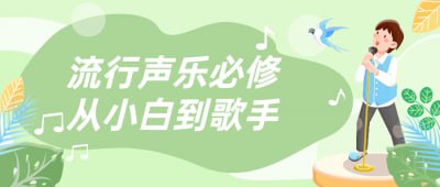 流行声乐必修从小白到歌手插图 流行声乐必修从小白到歌手