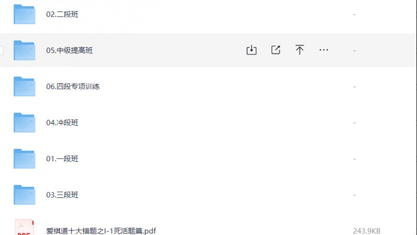 大机构付费课程 少儿围棋全套课程 1-6段全集整理插图 大机构付费课程 少儿围棋全套课程 1-6段全集整理