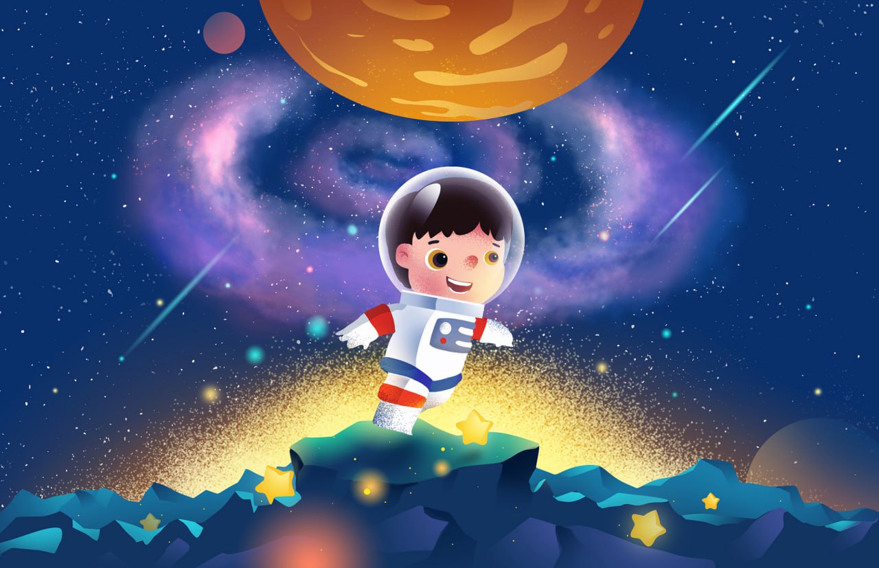 少年得到《给孩子的太空探秘课》插图 少年得到《给孩子的太空探秘课》