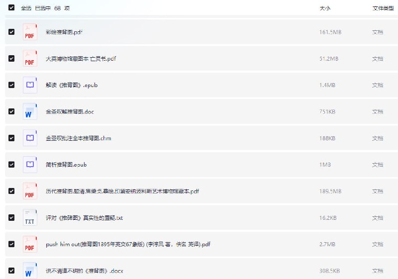 推背图 资料全集