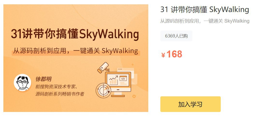 拉勾 - 31 讲带你搞懂 SkyWalking