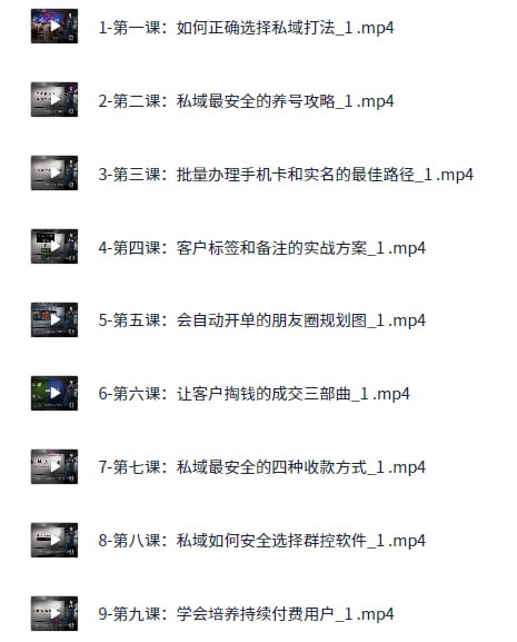 私域0基础入门课，全面掌握私域运营知识【mp4】