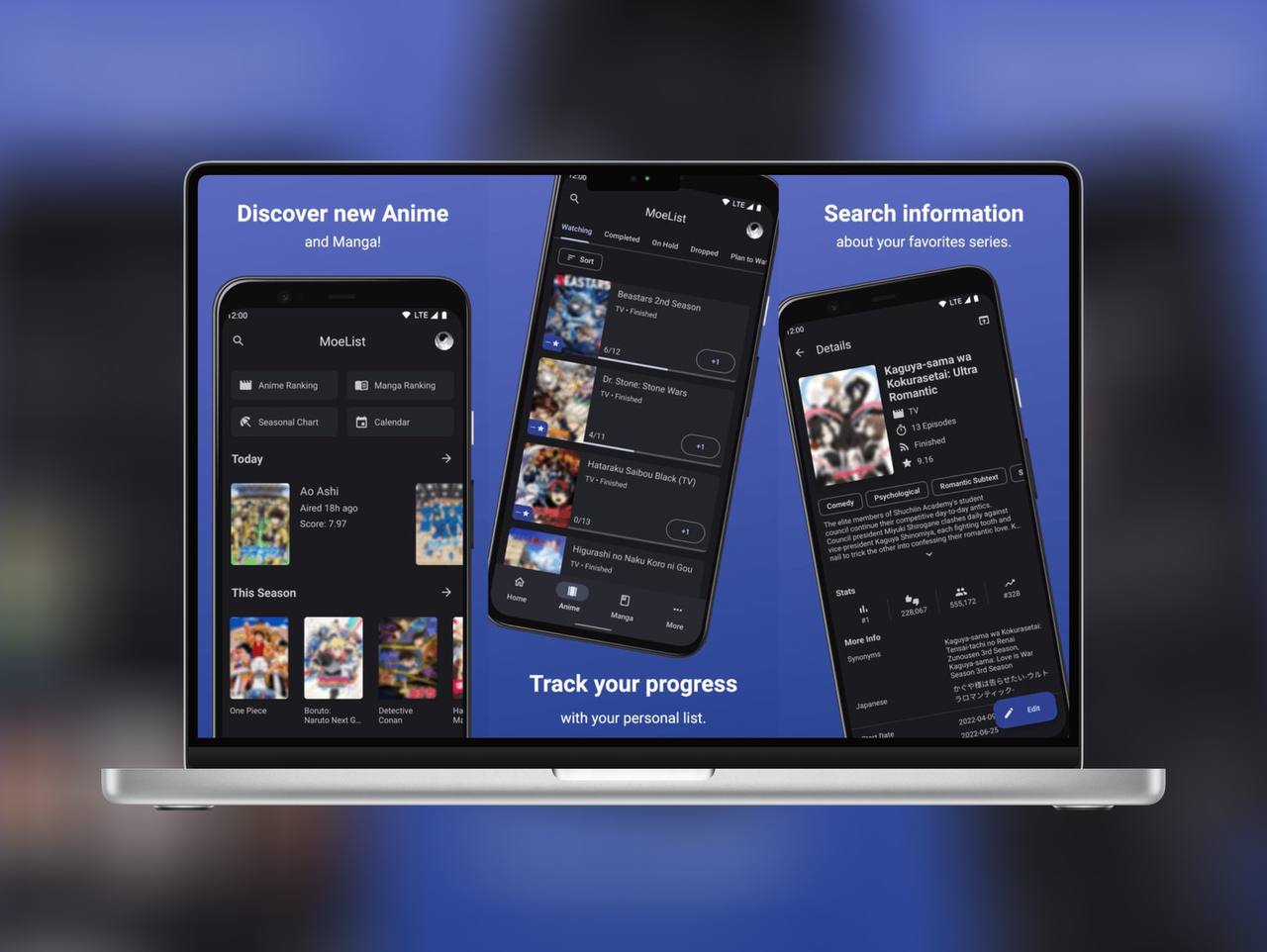 MoeList – 安卓端非官方 MyAnimeList 动漫追番神器插图 MoeList - 安卓端非官方 MyAnimeList 动漫追番神器