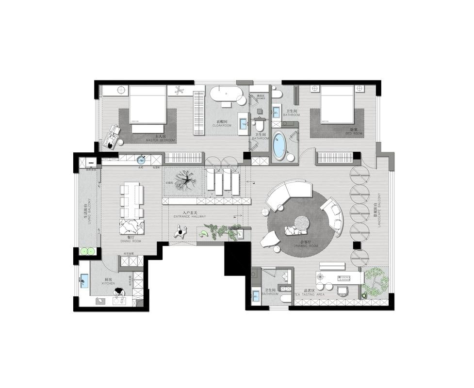户型设计优化平面方案合集插图 户型设计优化平面方案合集