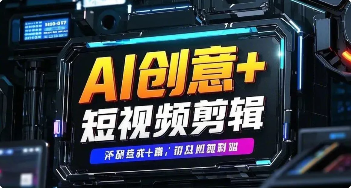 AI创意+短视频剪辑全攻略  从入门到精通  全方位能力提升指南！