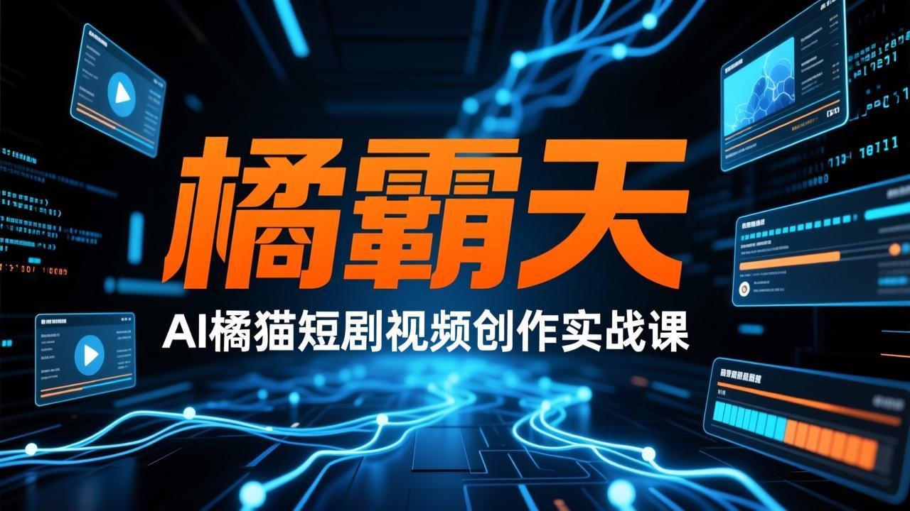 橘霸天·AI橘猫短剧视频创作实战课插图 橘霸天·AI橘猫短剧视频创作实战课