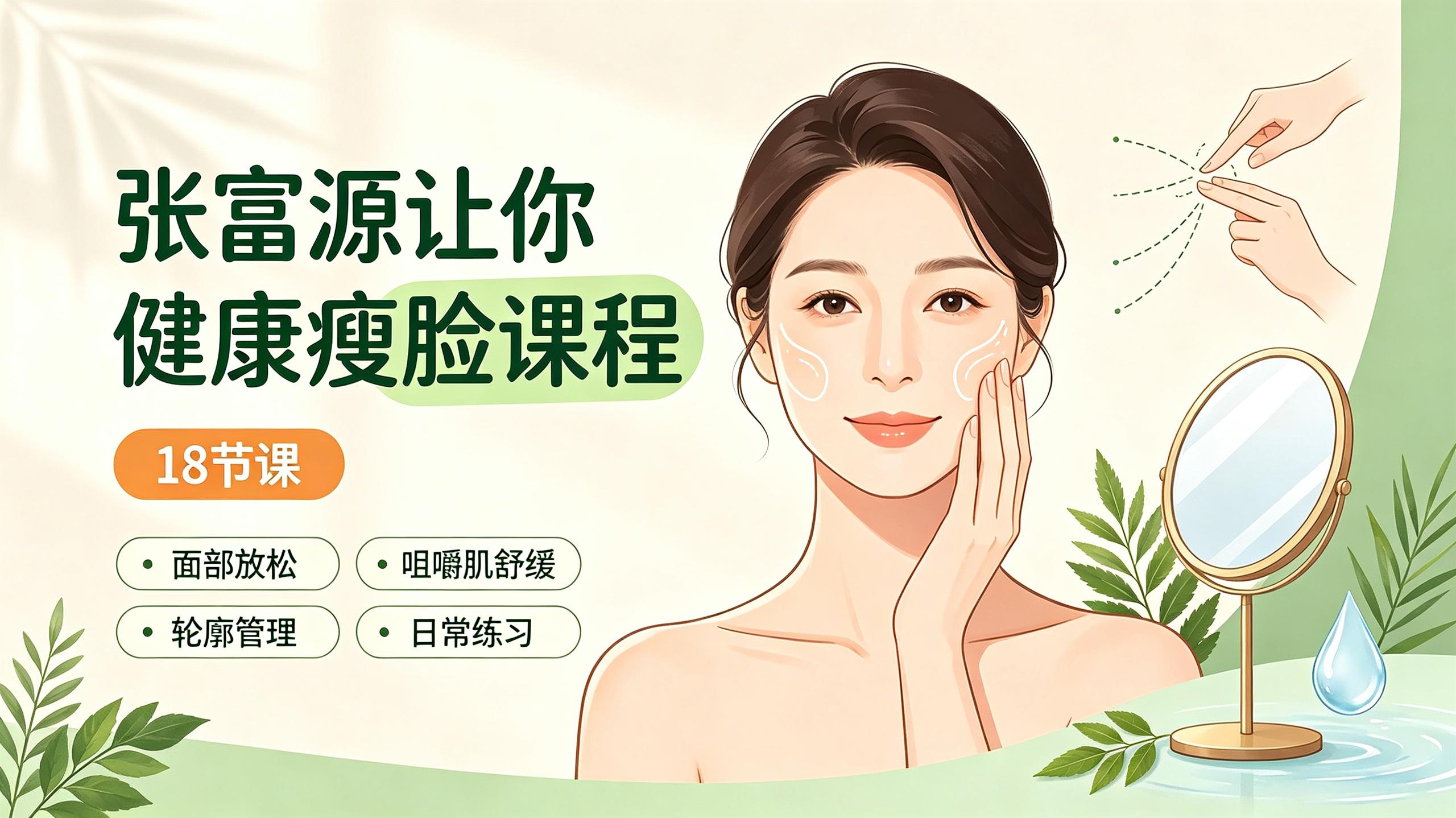 张富源让你健康瘦脸课程18节课插图 张富源让你健康瘦脸课程18节课