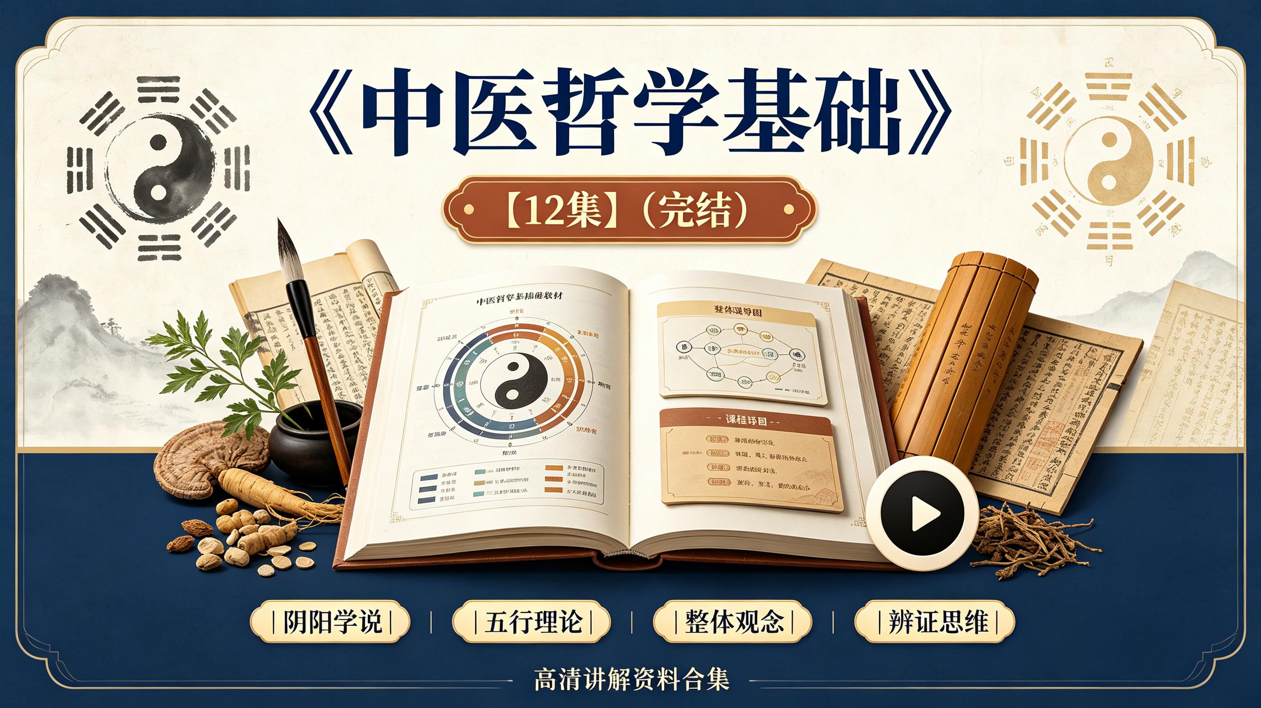 《中医哲学基础》【12集】(完结)插图 《中医哲学基础》【12集】(完结)