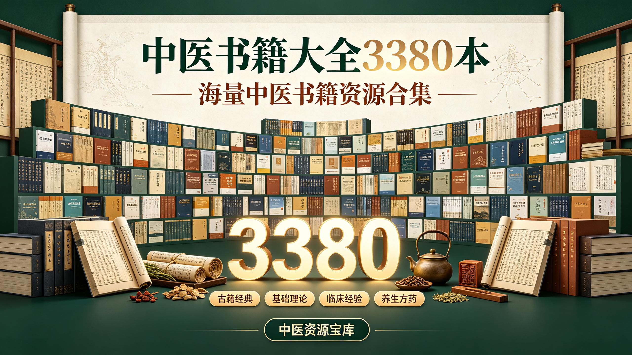 中医书籍大全3380本插图 中医书籍大全3380本