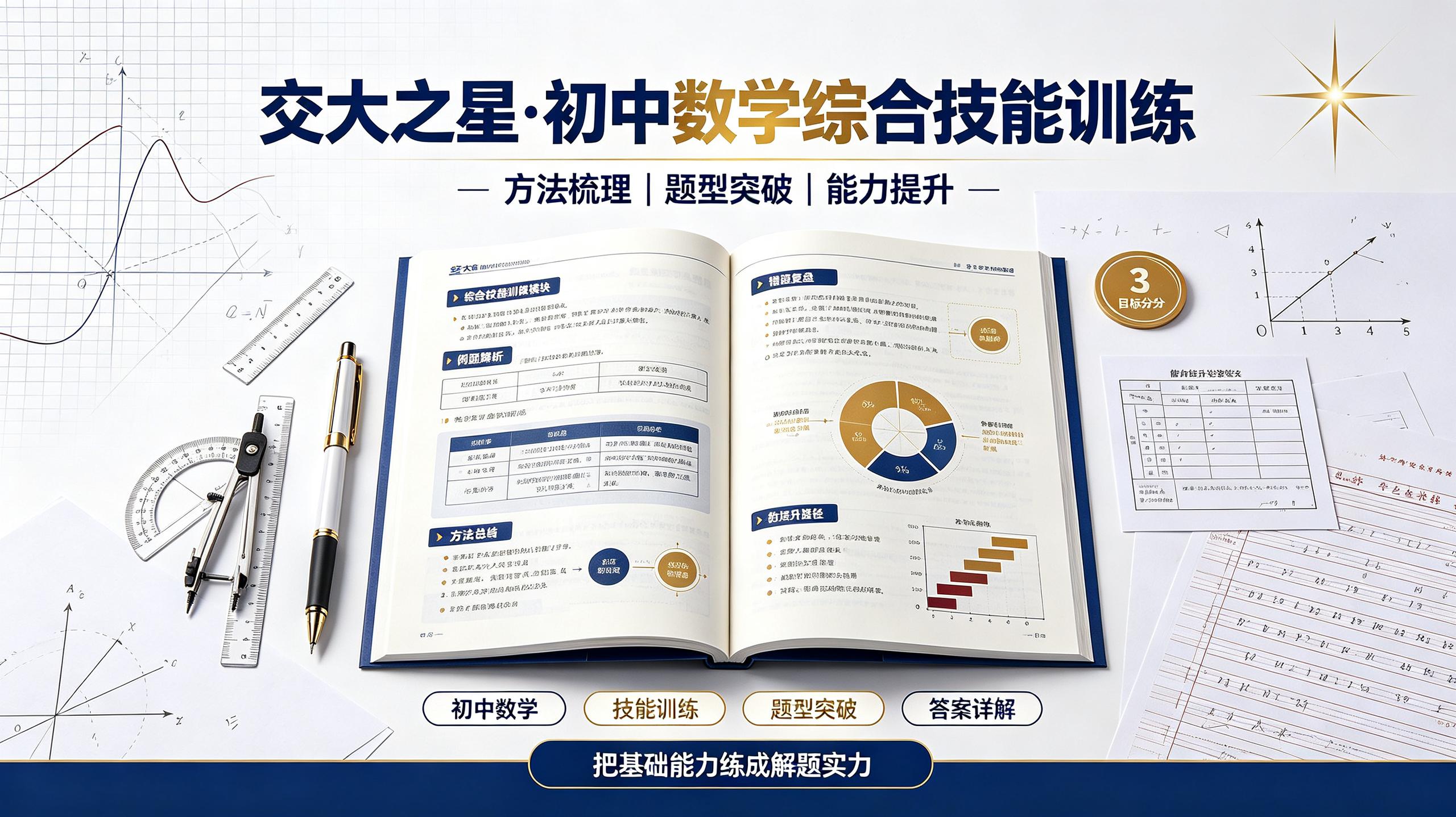 交大之星·初中数学综合技能训练插图 交大之星·初中数学综合技能训练