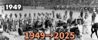1949-2025中国历年阅兵式合集，中华民族伟大复兴势不可挡