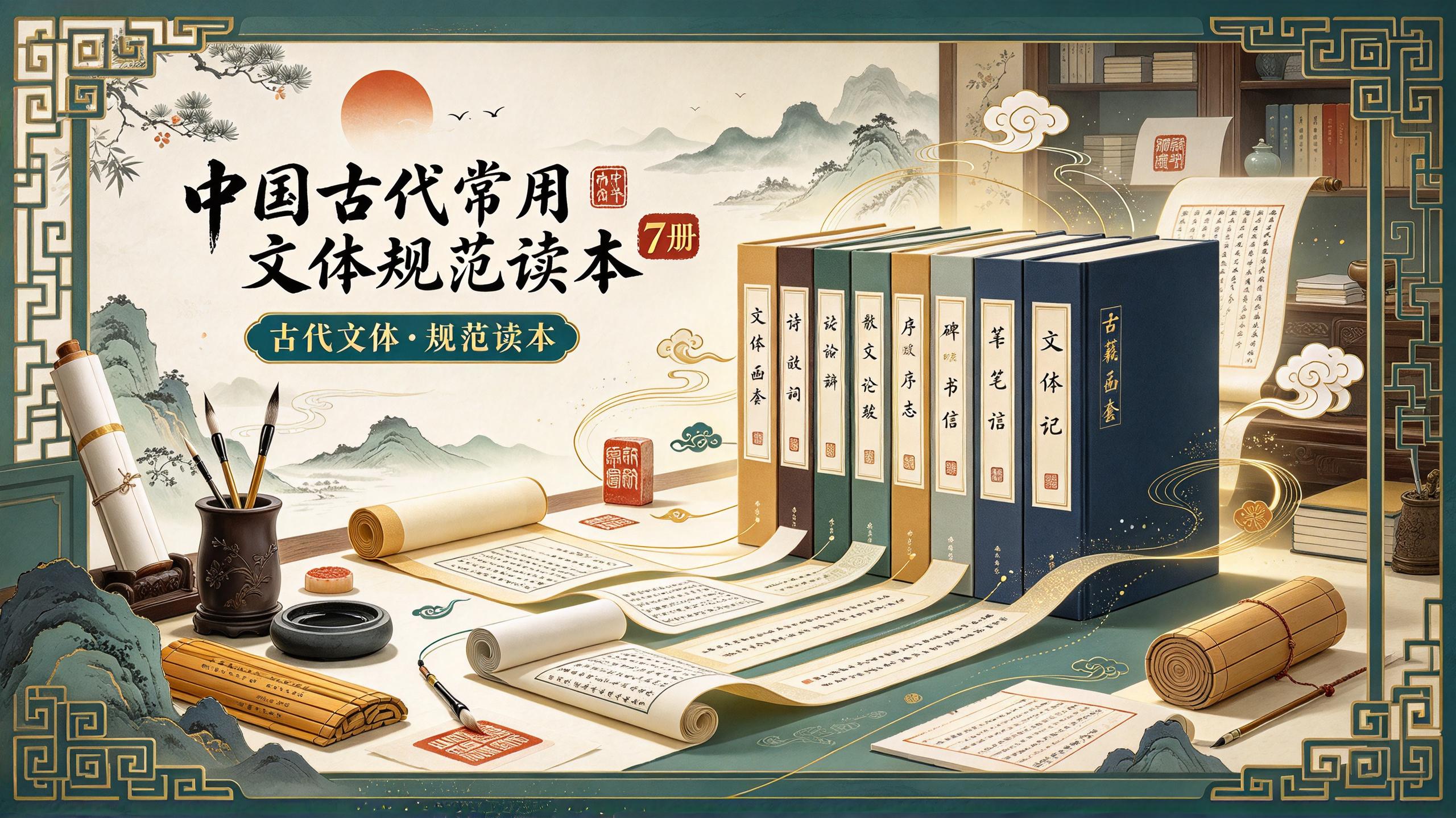 【书刊】中国古代常用文体规范读本|7册插图 【书刊】中国古代常用文体规范读本|7册