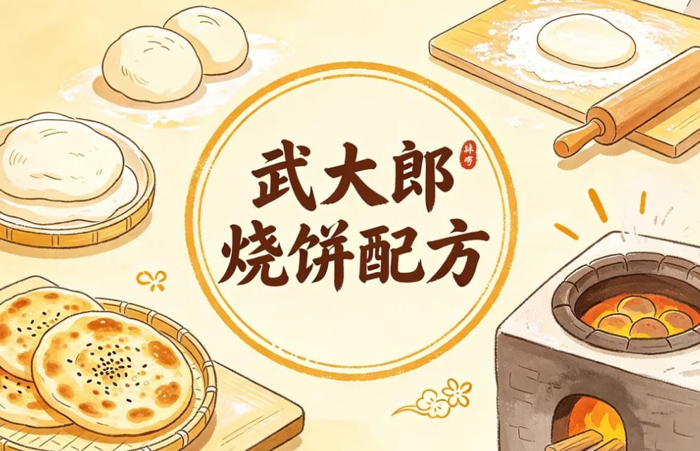 武大郎烧饼配方教程,从和面到烤制全套商用技术插图 武大郎烧饼配方教程,从和面到烤制全套商用技术