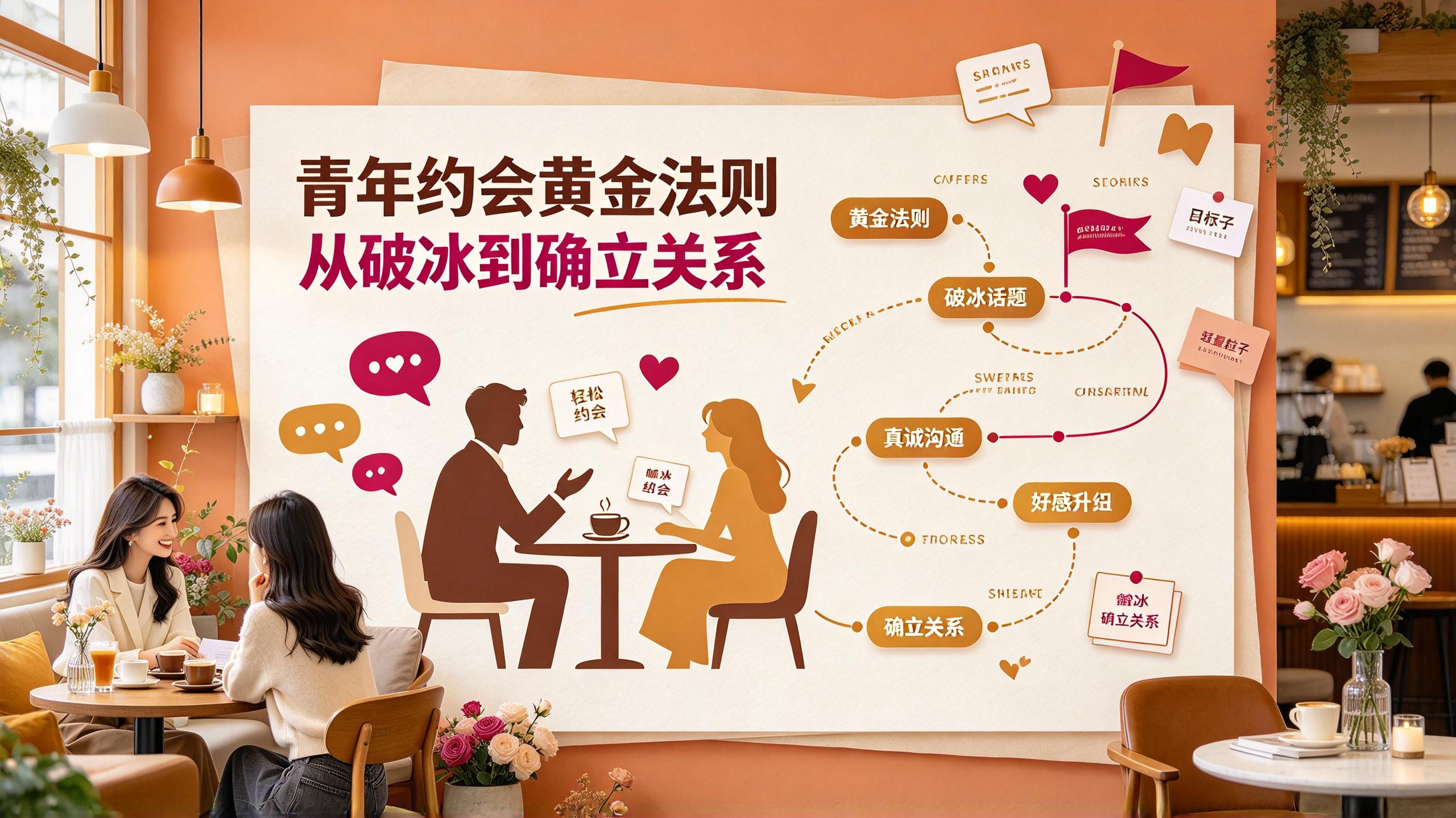 青年约会黄金法则 ｜ 从破冰到确立关系一次讲透 ｜ 脱单必看实战指南